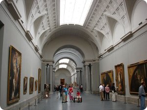 inside the Prado Museum